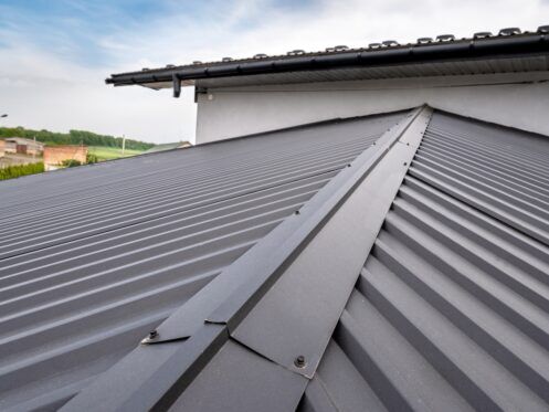 metal stranding seam roof