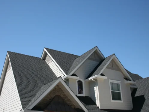 many peaks of a roof