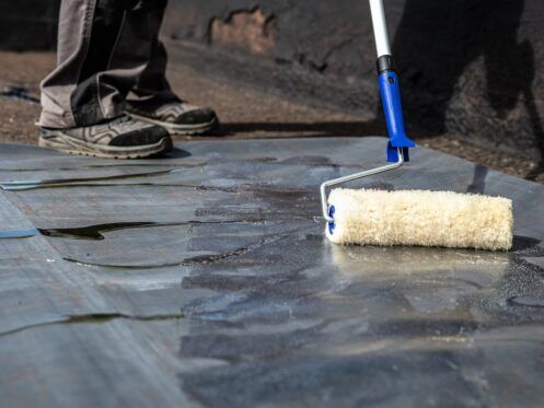 sealing rubber roof repair