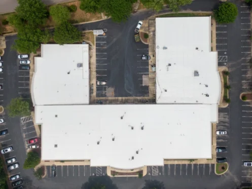 roof spray on roofing