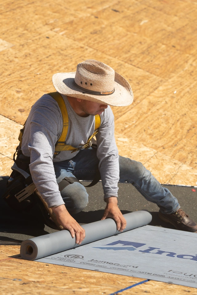 roofer and underlayment