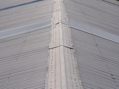 gray metal roof