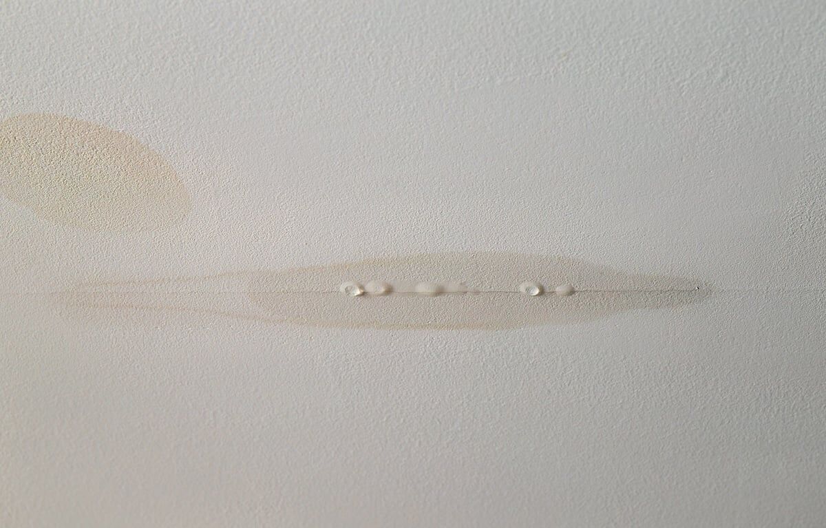 leaky ceiling water