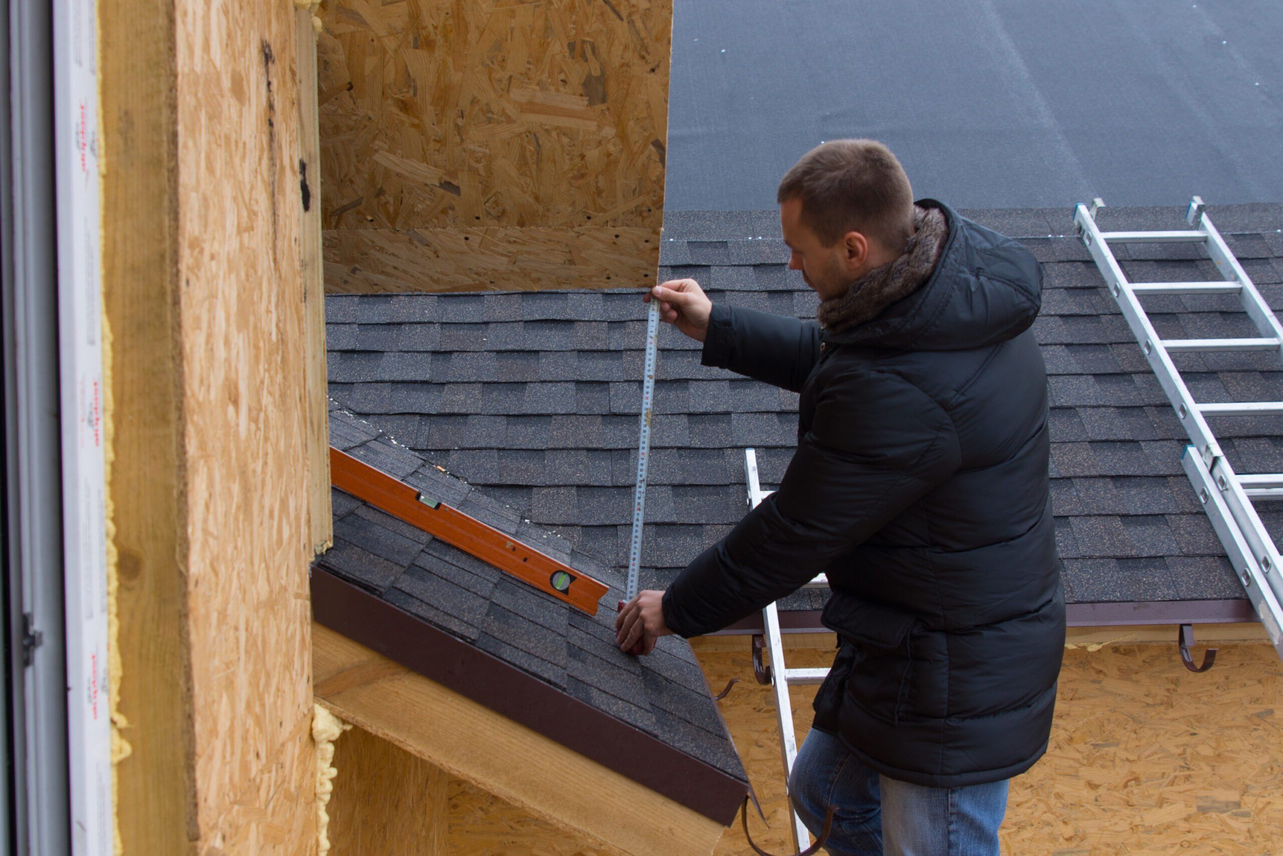 measuring a roof