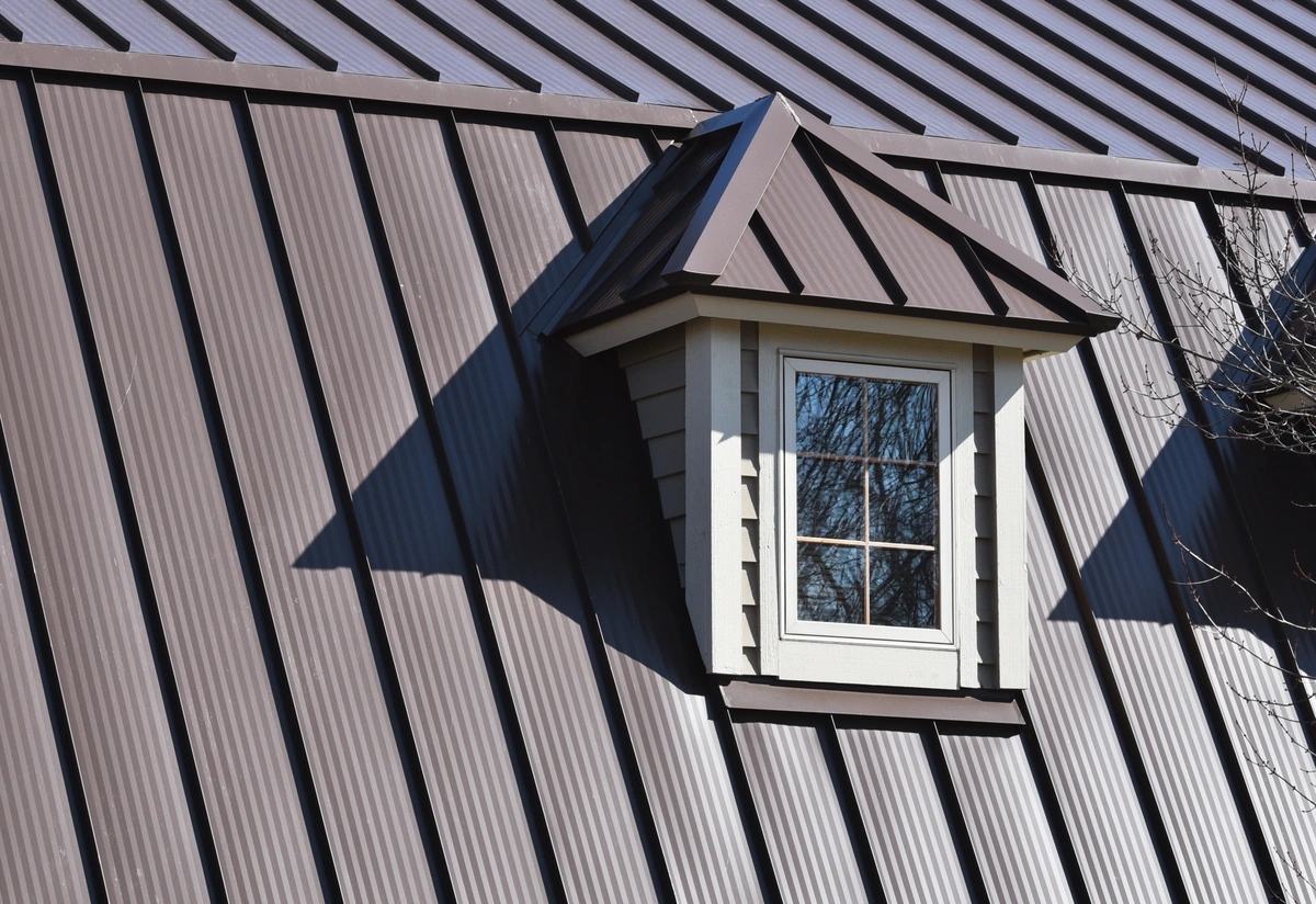 metal accent window
