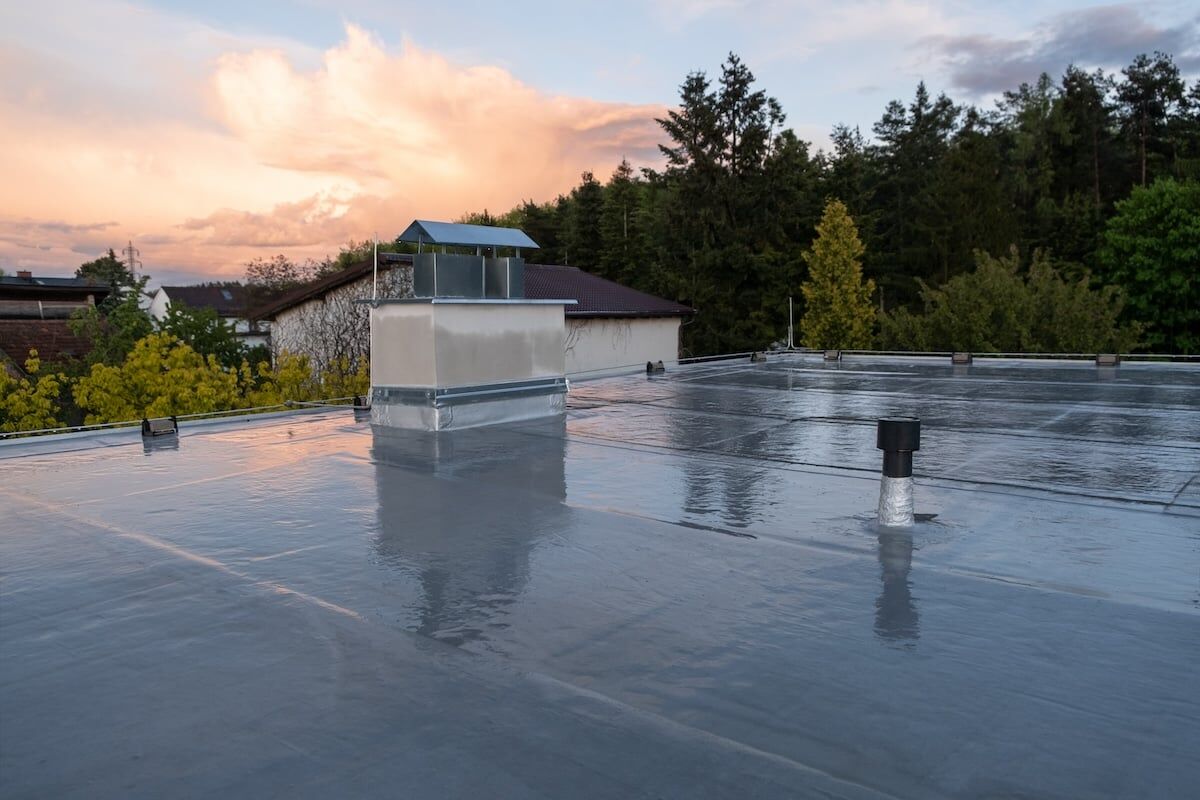 flat rubber roof repair
