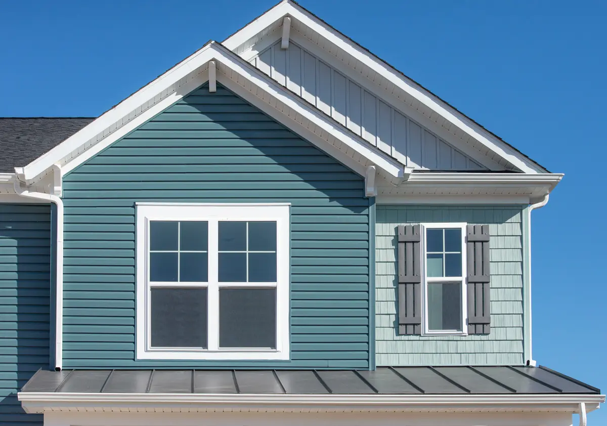 new siding on a house