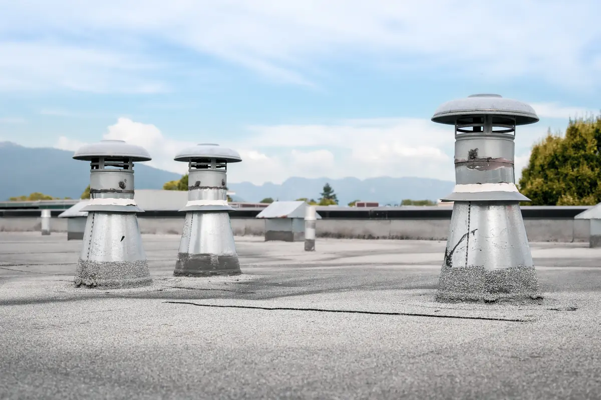 vents and modified bitumen