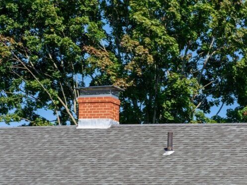 chimney metal roof flashing
