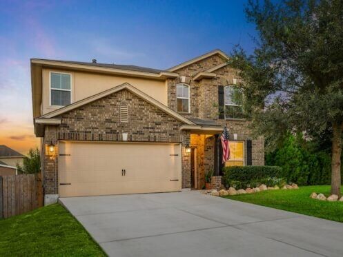 the front view of a home in indiana
