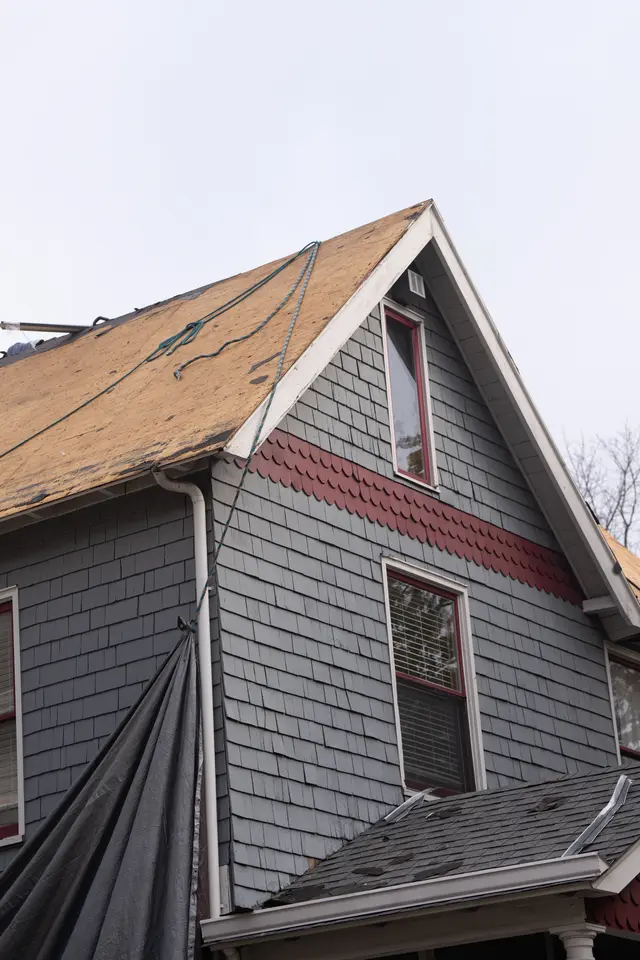 house roof sheathing