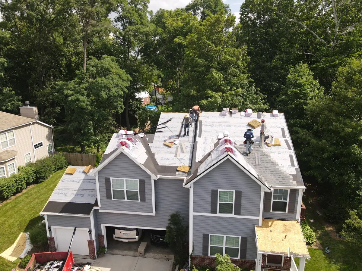 new roof install