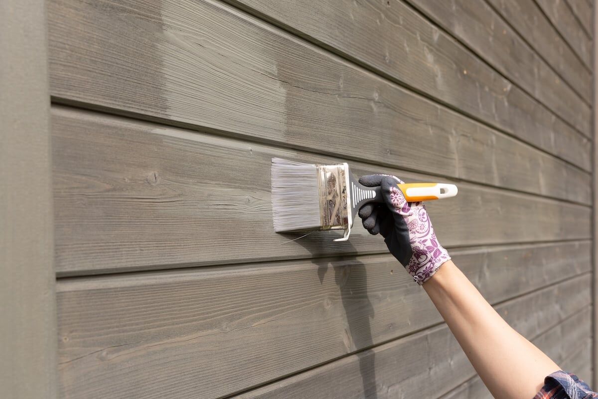 Painting the exterior of a house brown