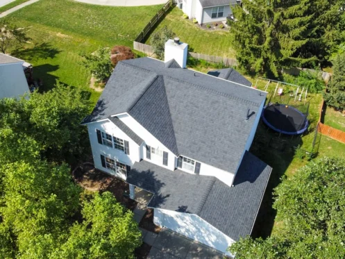 shingles black house