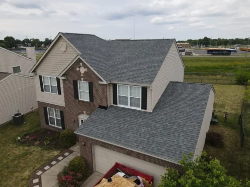 shingle roof house roofing